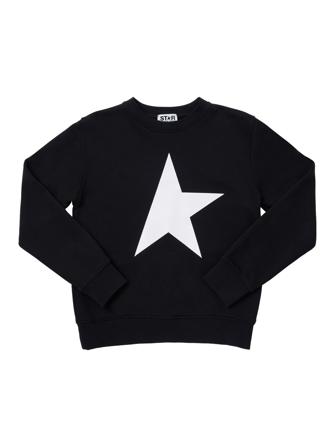 Image of Star Print Cotton Blend Sweatshirt