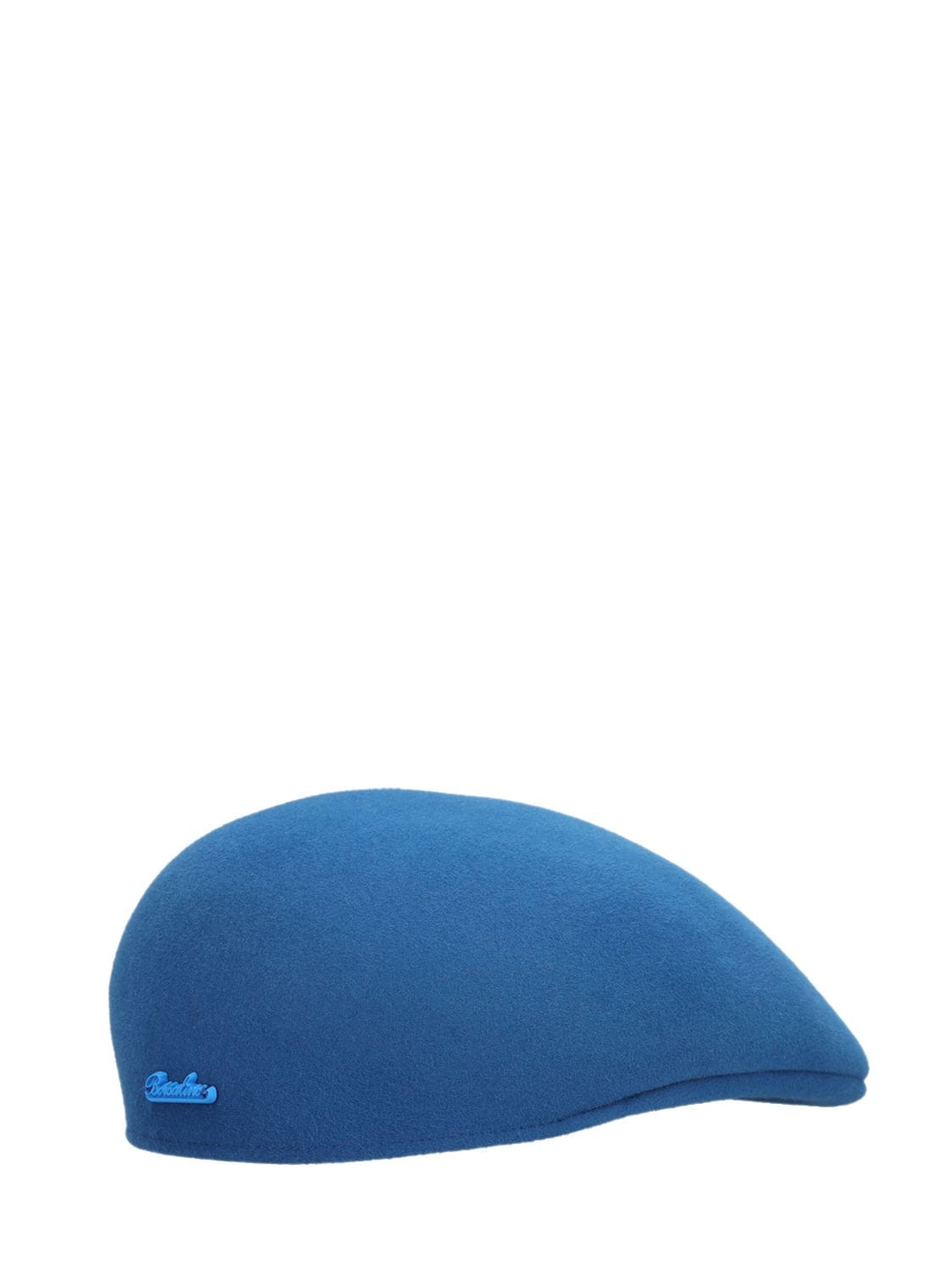 Shop Borsalino 6cm Federico Q.s. Felt Flat Cap In Blue