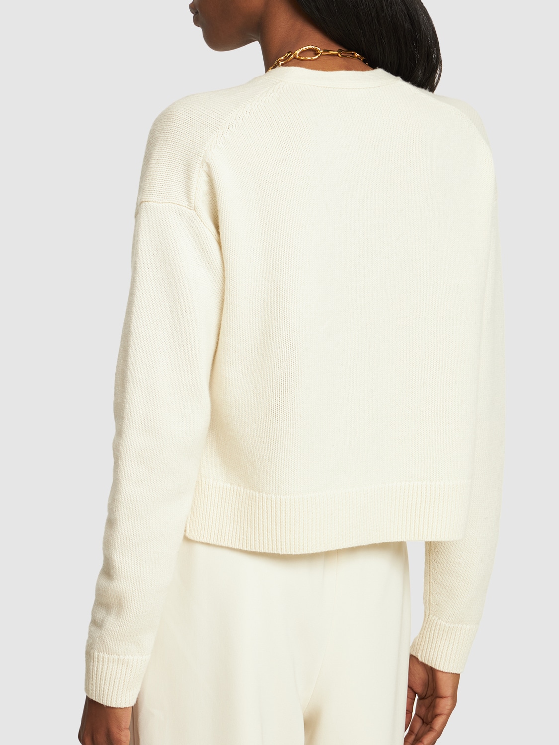 Shop Theory Hanelee Wool & Cashmere Cardigan In White