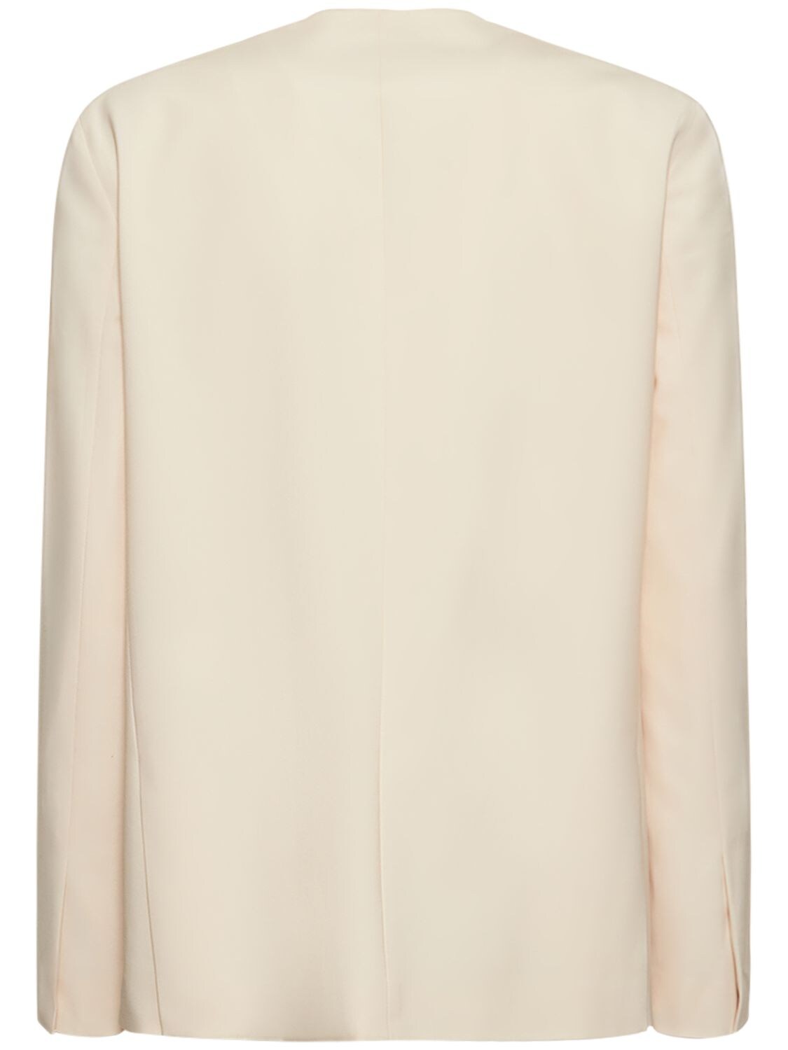 Theory Traceable Stretch Wool Blazer In White