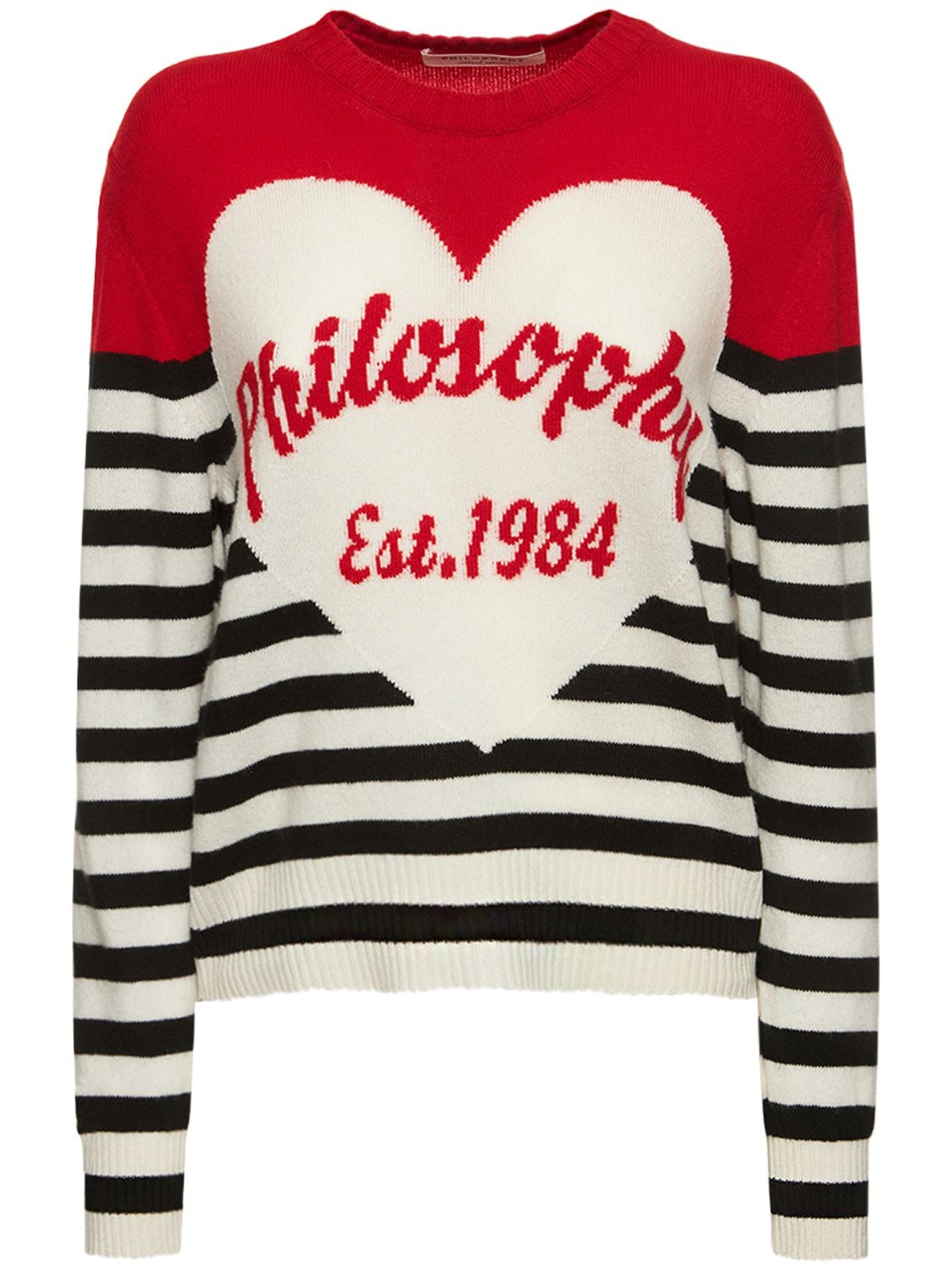 Image of Cashmere & Wool Logo Sweater
