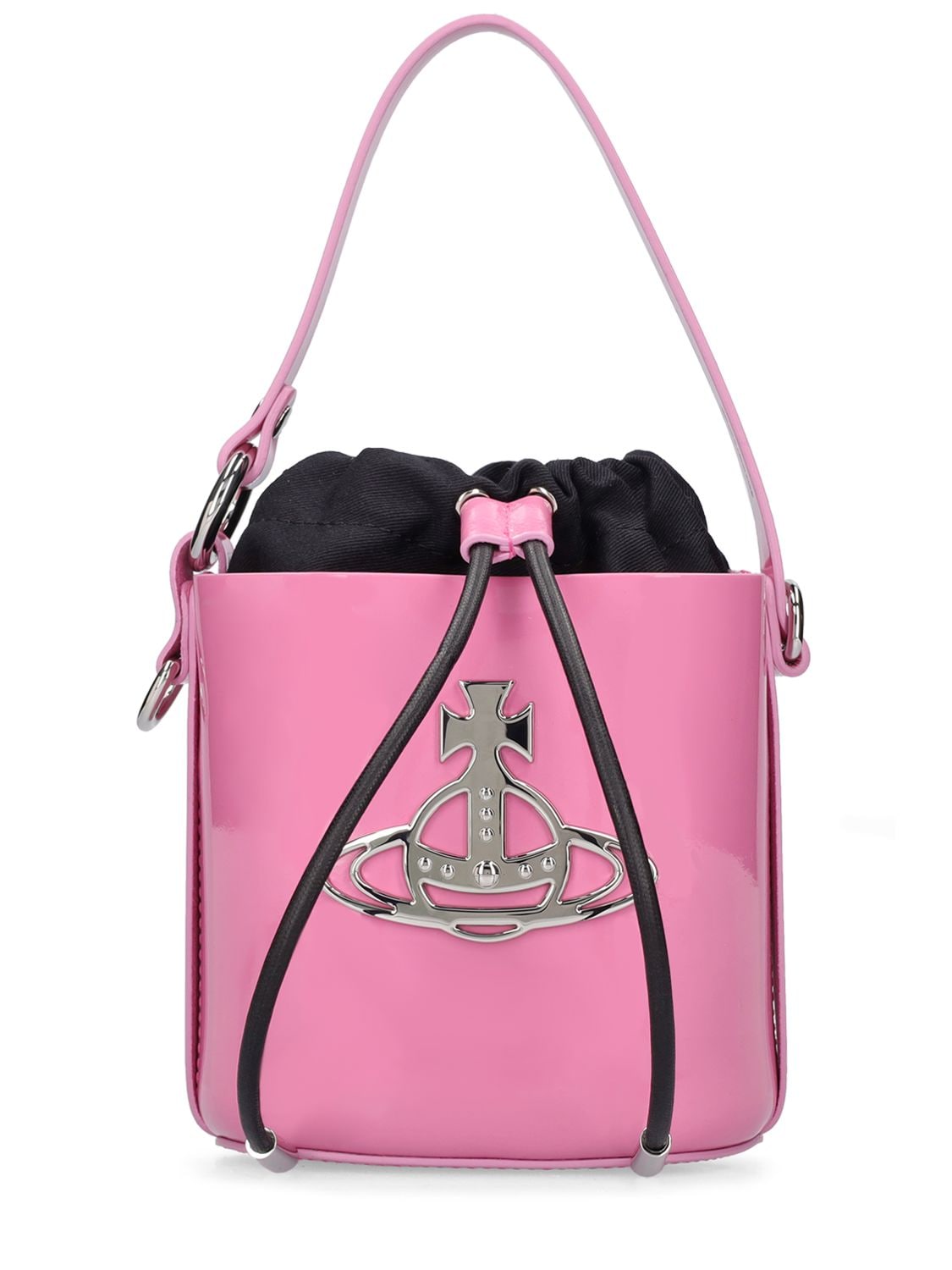 Small Daisy Patent Leather Bucket Bag – WOMEN > BAGS > TOP HANDLE BAGS