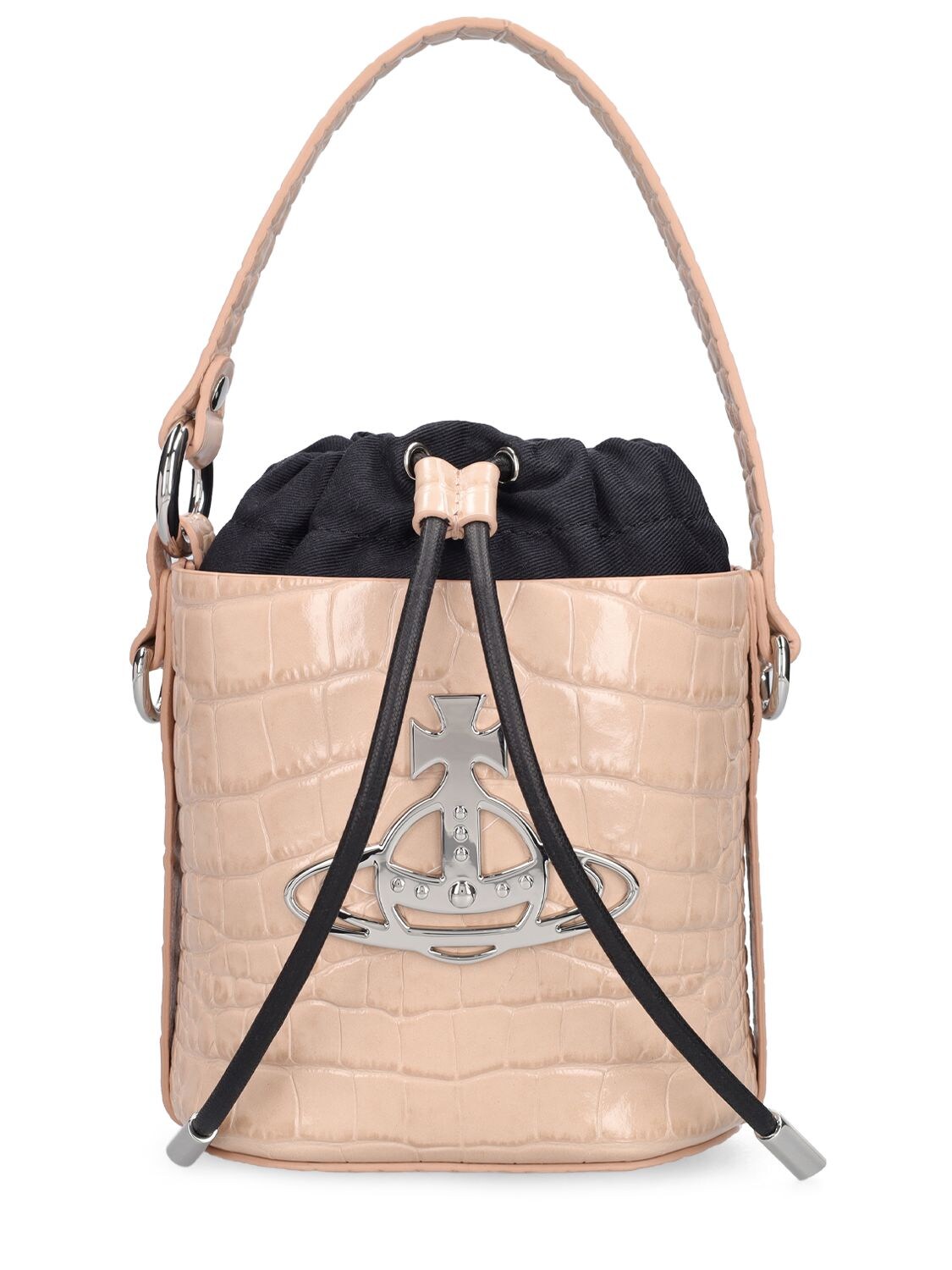 Daisy Croc Embossed Bucket Bag – WOMEN > BAGS > TOP HANDLE BAGS