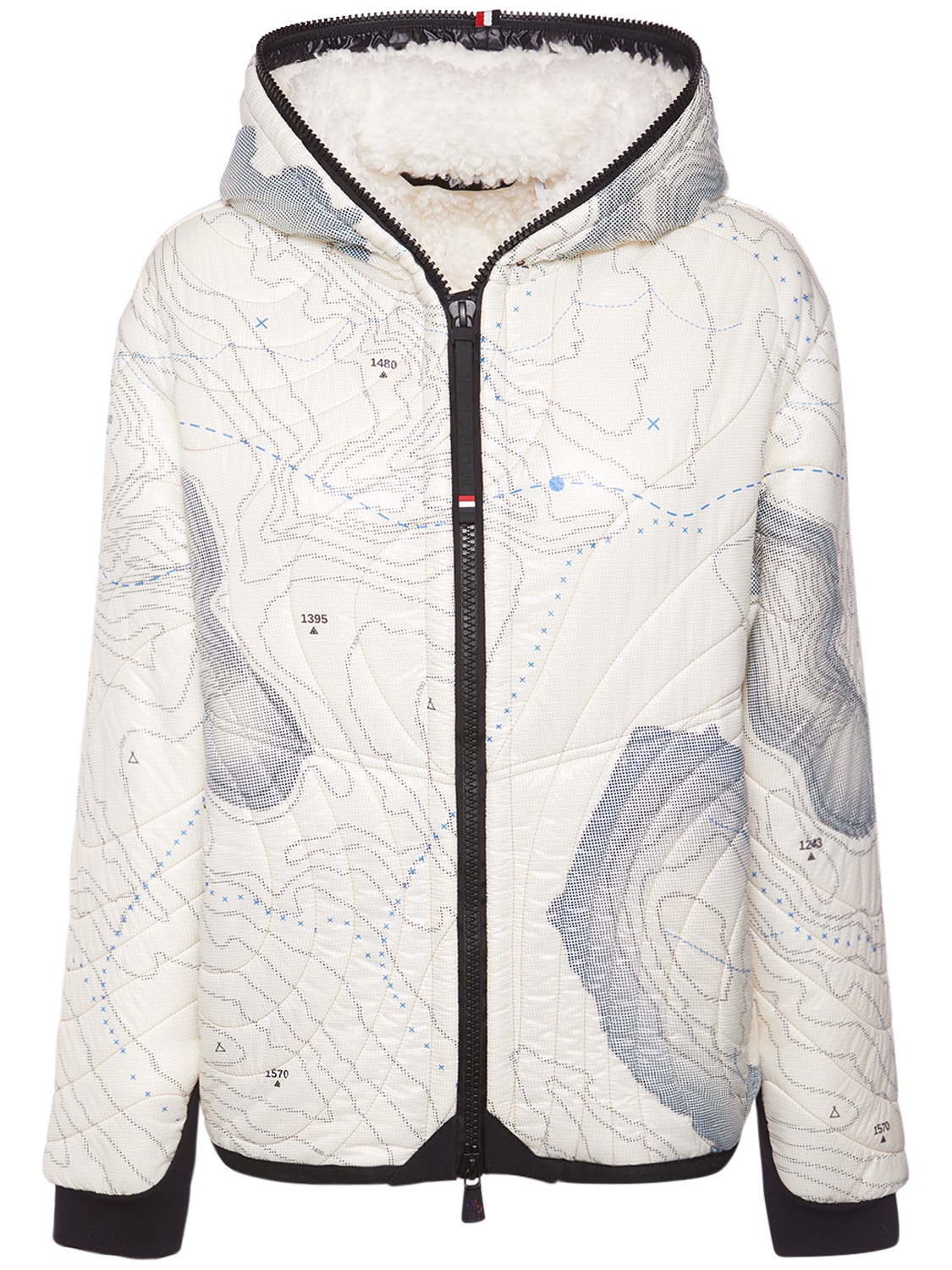 Shop Moncler Niverolle Quilted Nylon Ripstop Jacket In Natural