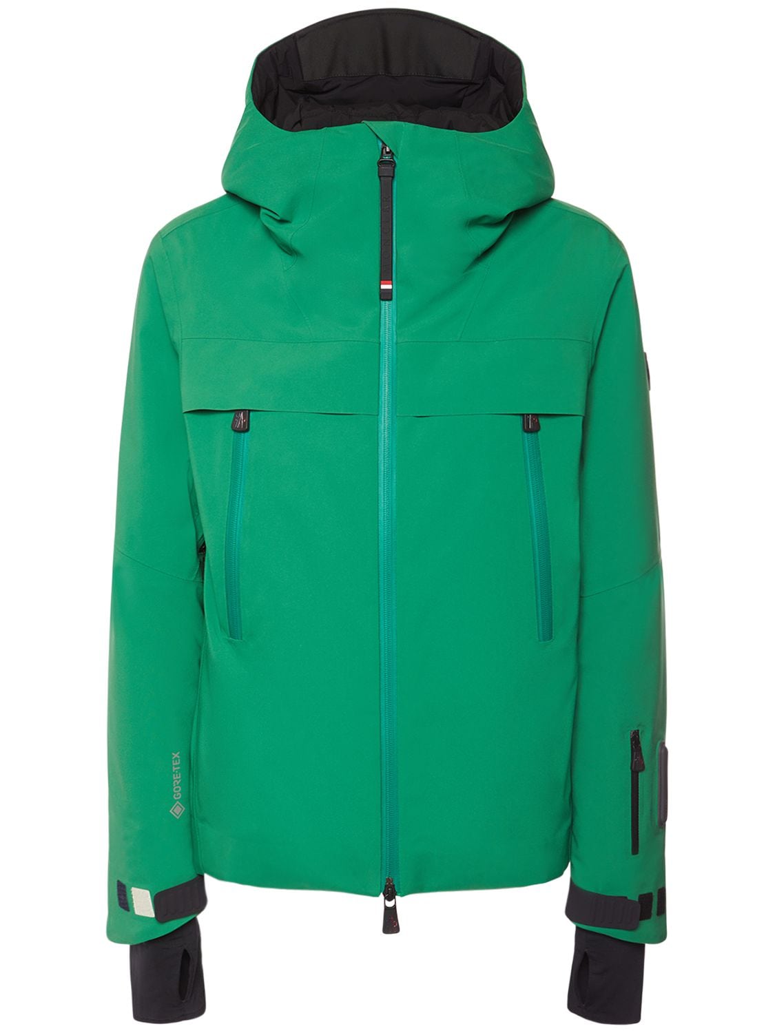 Shop Moncler Chanavey Tech Ski Down Jacket In Green
