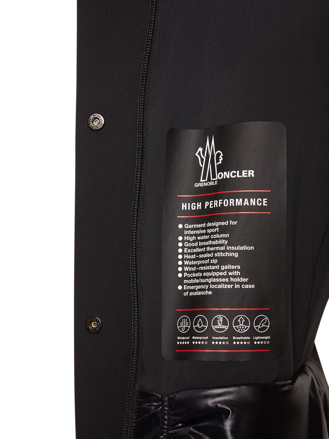 Shop Moncler Hainet Nylon Jacket In Black