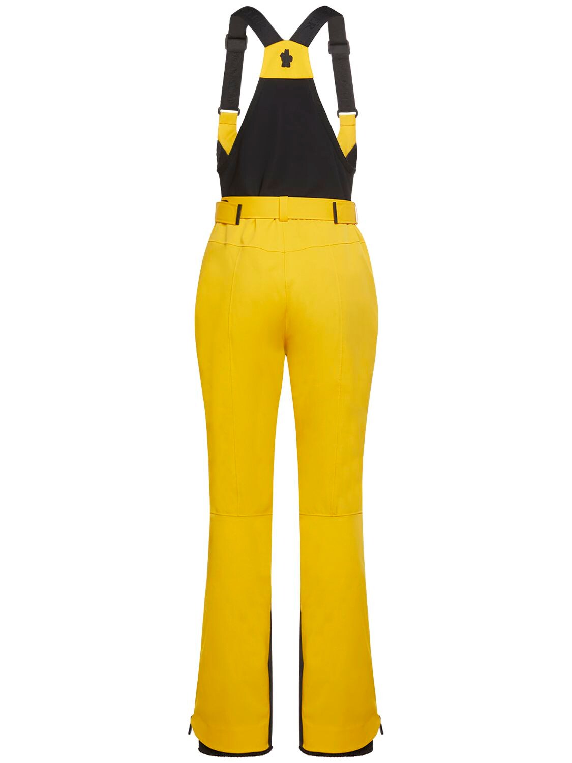 Shop Moncler High Performance Nylon Blend Ski Suit In Yellow