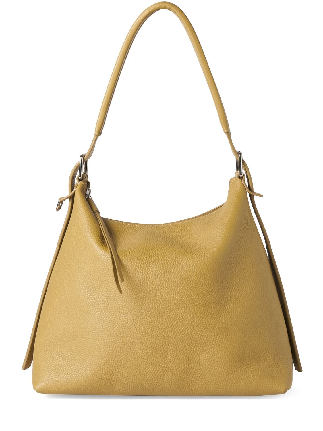 Lemaire Hobo Belt Leather Shoulder Bag In Dune