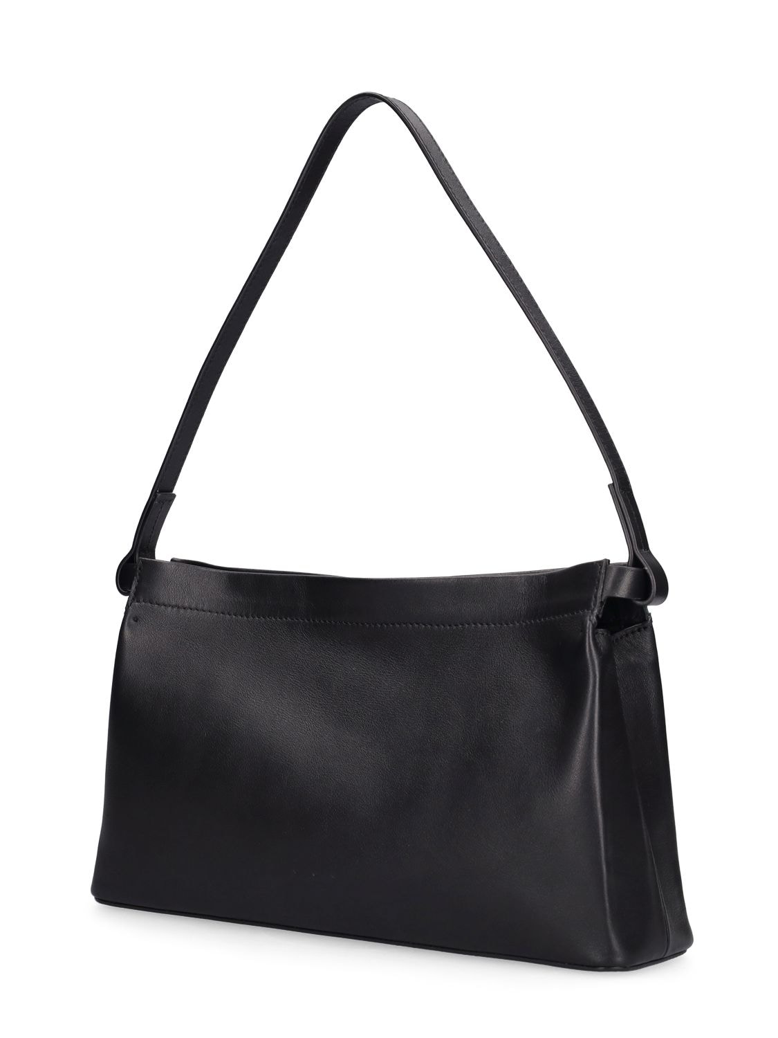 Aesther Ekme Baguette Leather Shoulder Bag In Black