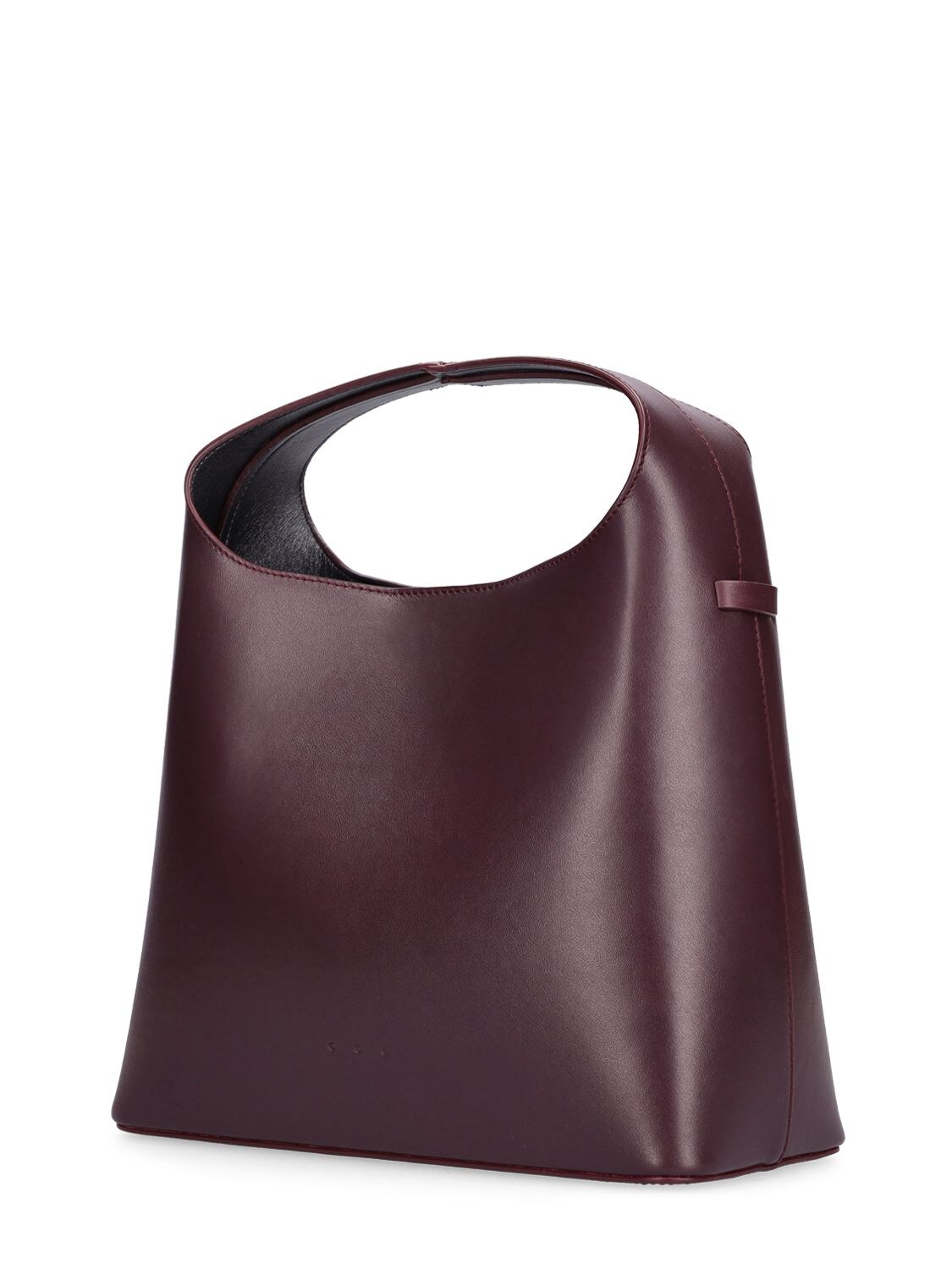 Aesther Ekme Sac Smooth Leather Shoulder Bag In Fig
