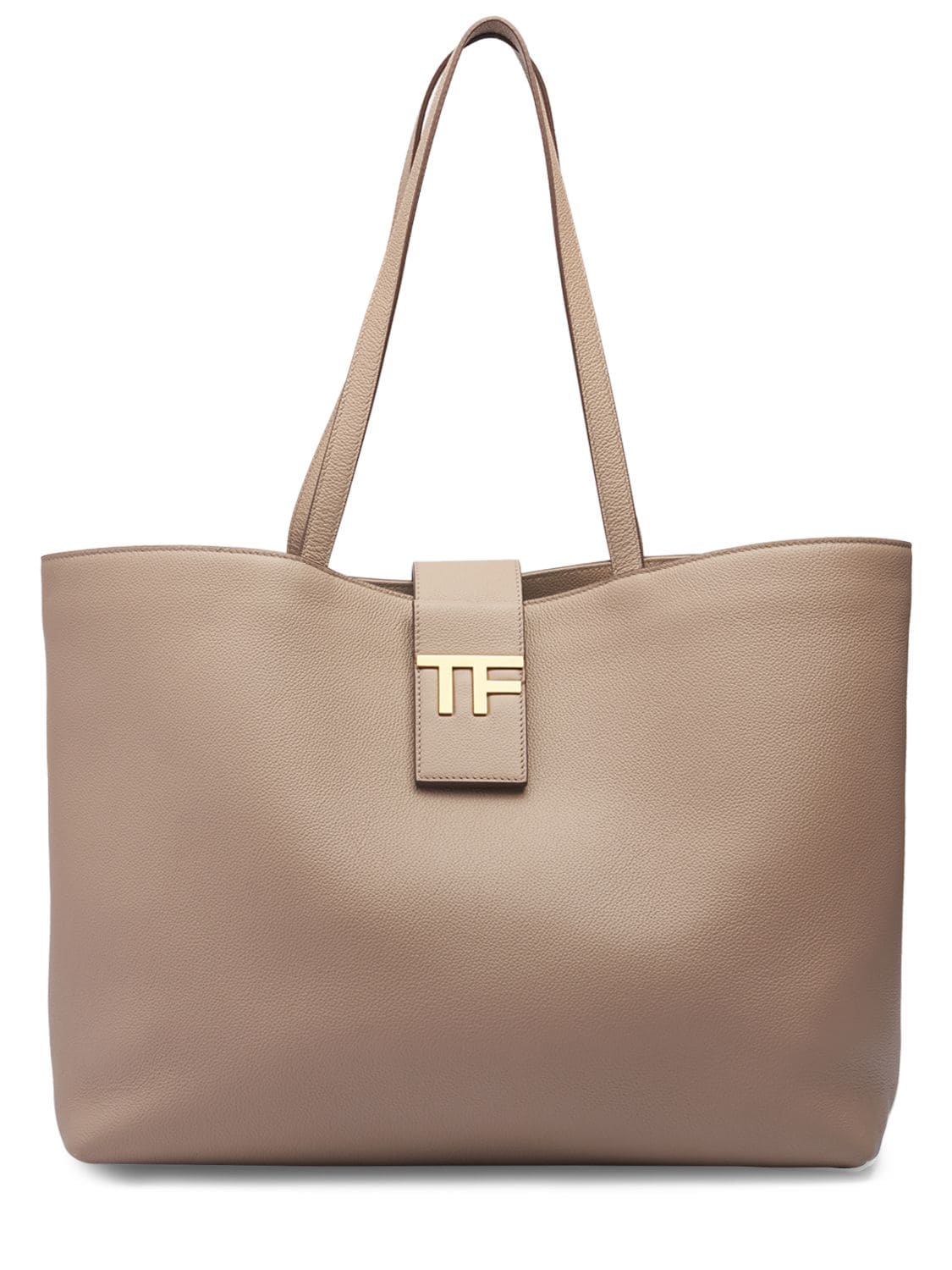 TOM FORD SMALL GRAIN LEATHER TOTE BAG