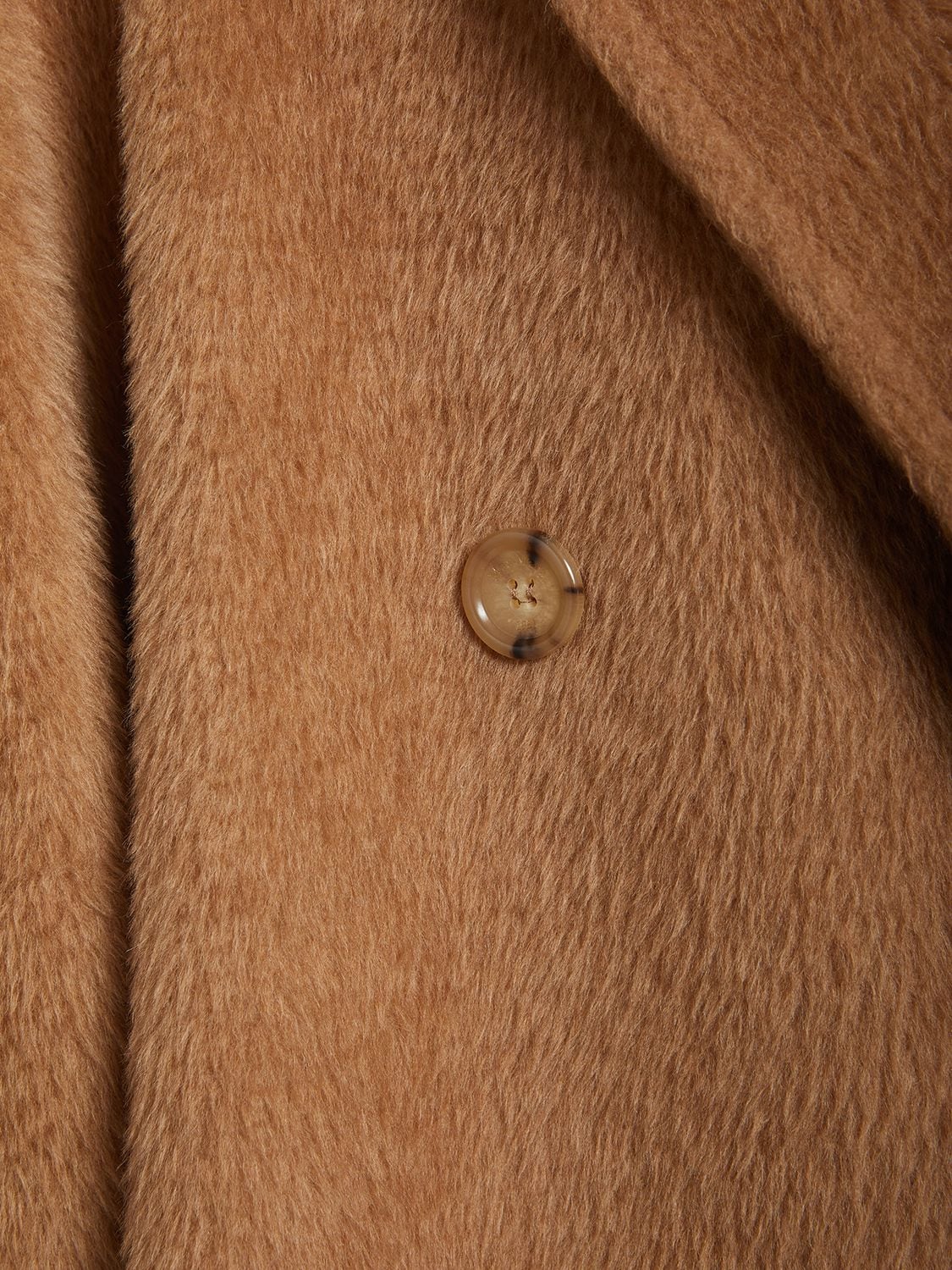 Shop Max Mara Caronte Camel Double Breasted Long Coat