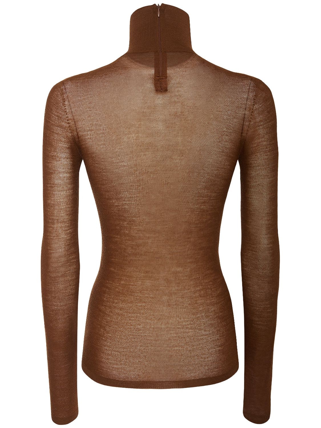 MAX MARA STRESA WOOL KNIT TURTLENECK SWEATER 