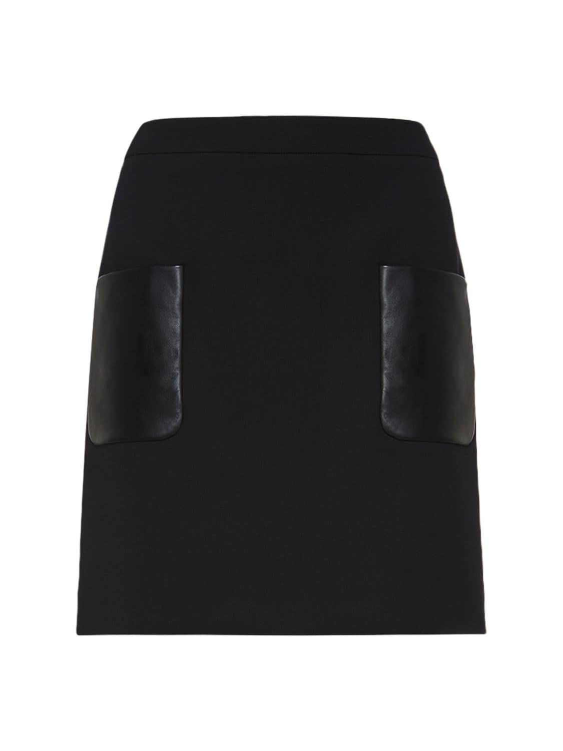Pagella Mini Skirt W/leather Pockets – WOMEN > CLOTHING > SKIRTS