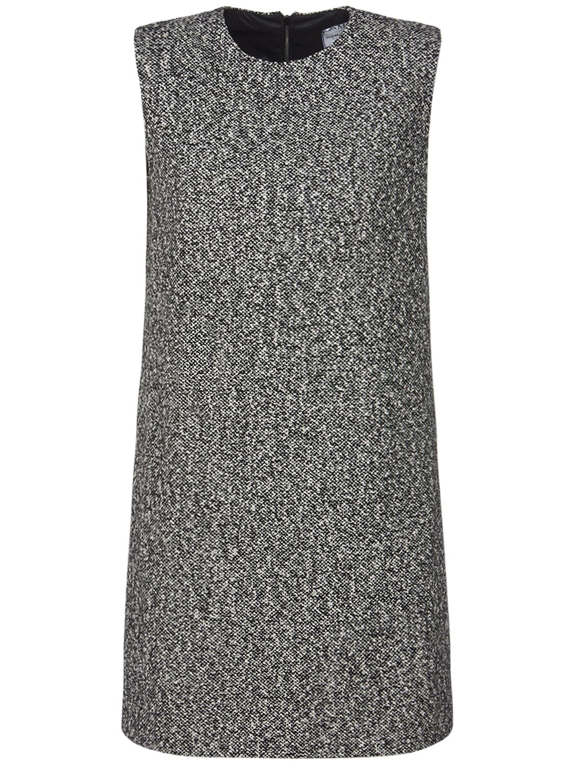 MAX MARA MOSCOVA WOOL TWEED MINI DRESS