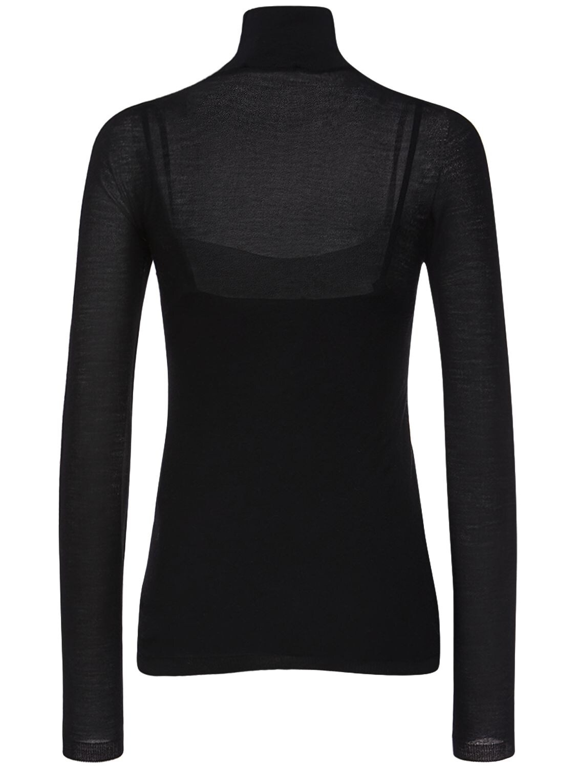 MAX MARA ZAGARA WOOL KNIT TURTLENECK SWEATER 