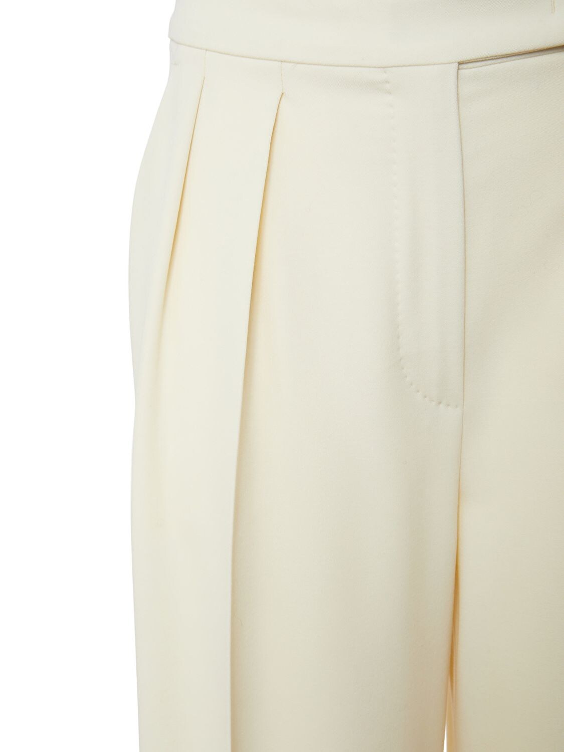 MAX MARA KARUB GRANITÈ WOOL WIDE PANTS 