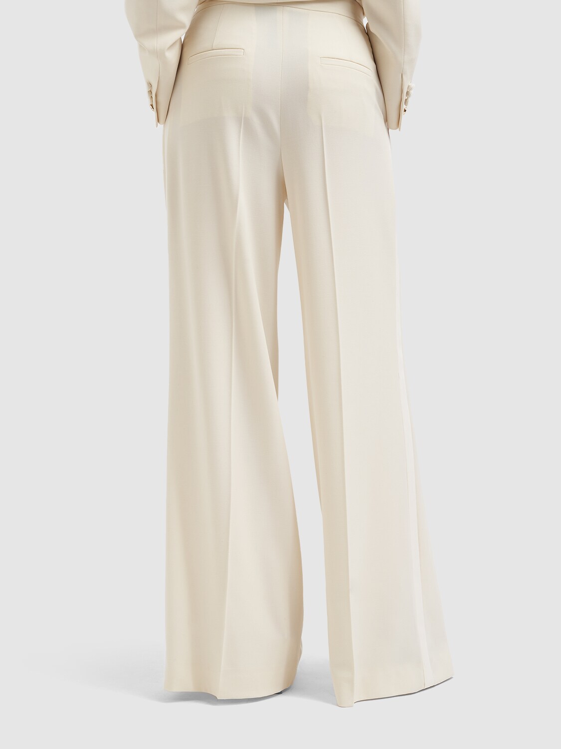 MAX MARA KARUB GRANITÈ WOOL WIDE PANTS 