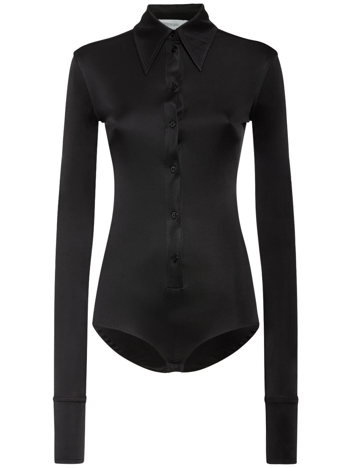 SPORTMAX PERA VISCOSE JERSEY SHIRT BODYSUIT