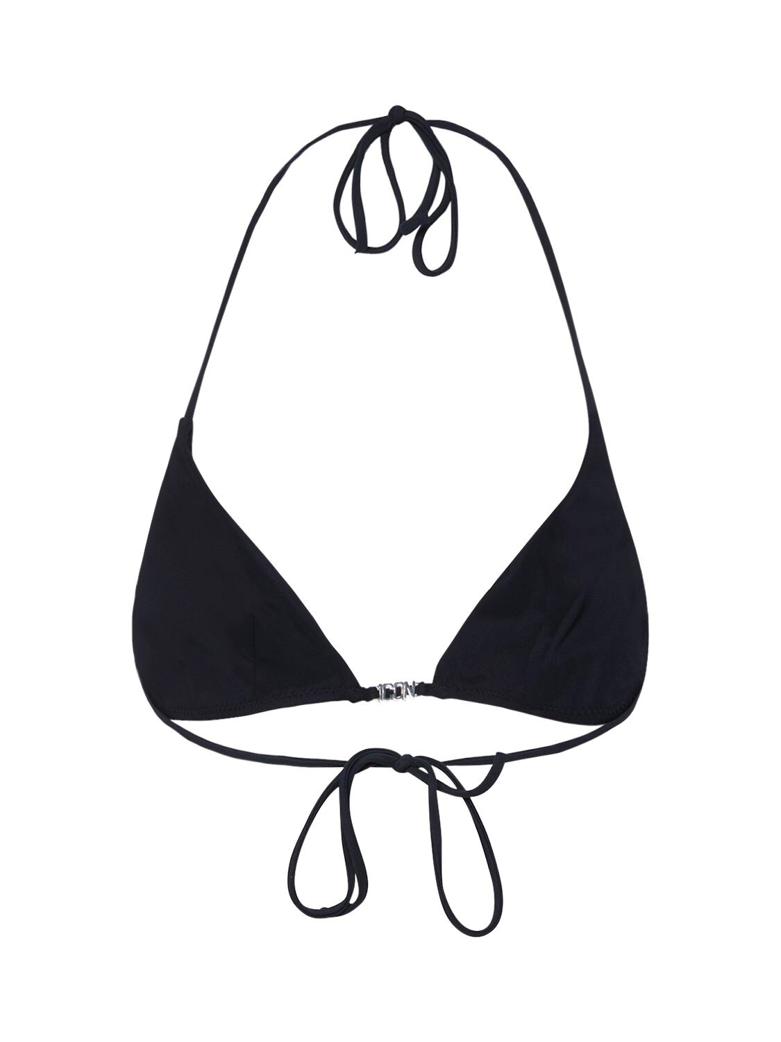 Shop Dsquared2 Icon Triangle Bikini Top In Black