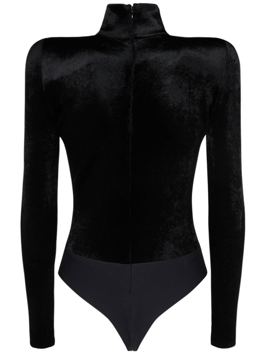 Shop Balenciaga Viscose Blend Round Shoulder Top In Black