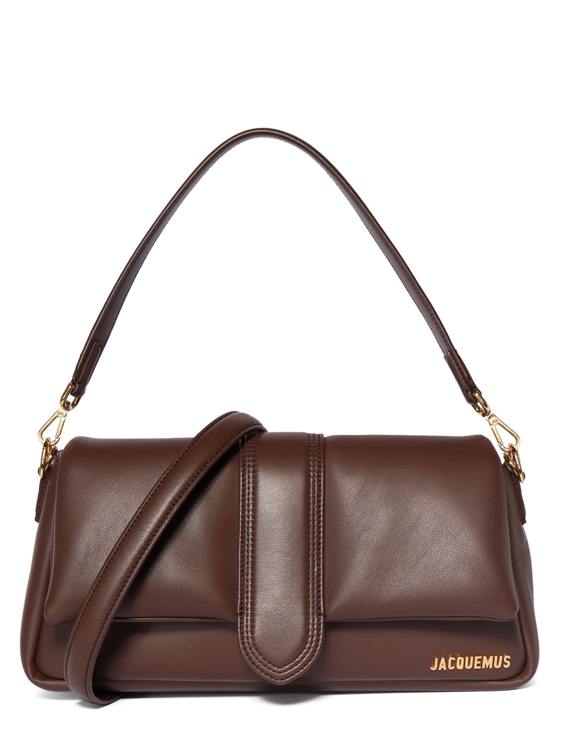 Jacquemus Le Bambimou Soft Padded Leather Bag In Brown