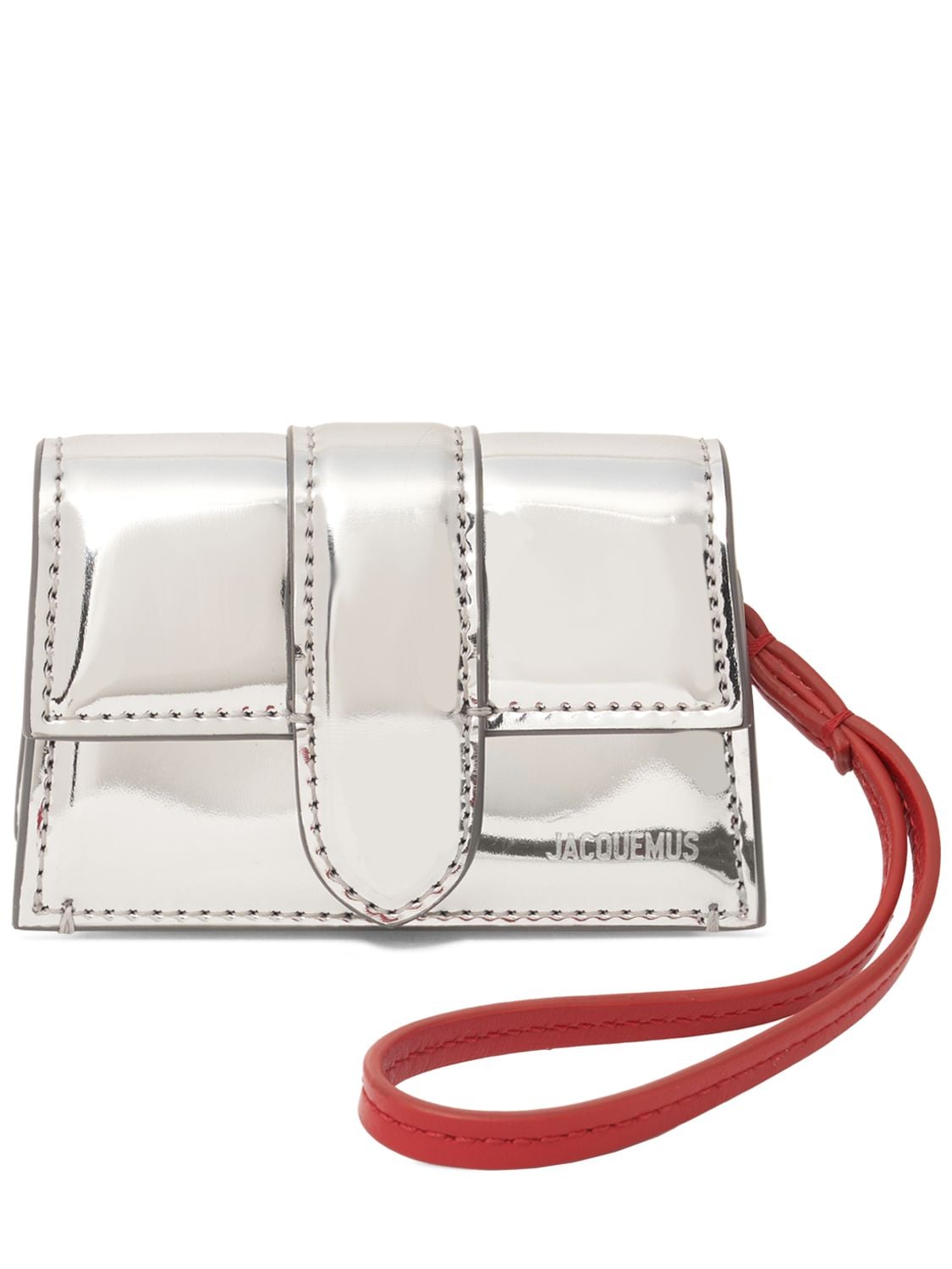 JACQUEMUS LE BAMBINO LEATHER CARD HOLDER
