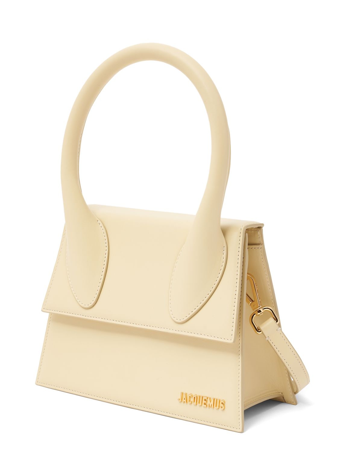 JACQUEMUS LE GRAND CHIQUITO LEATHER TOP HANDLE BAG 