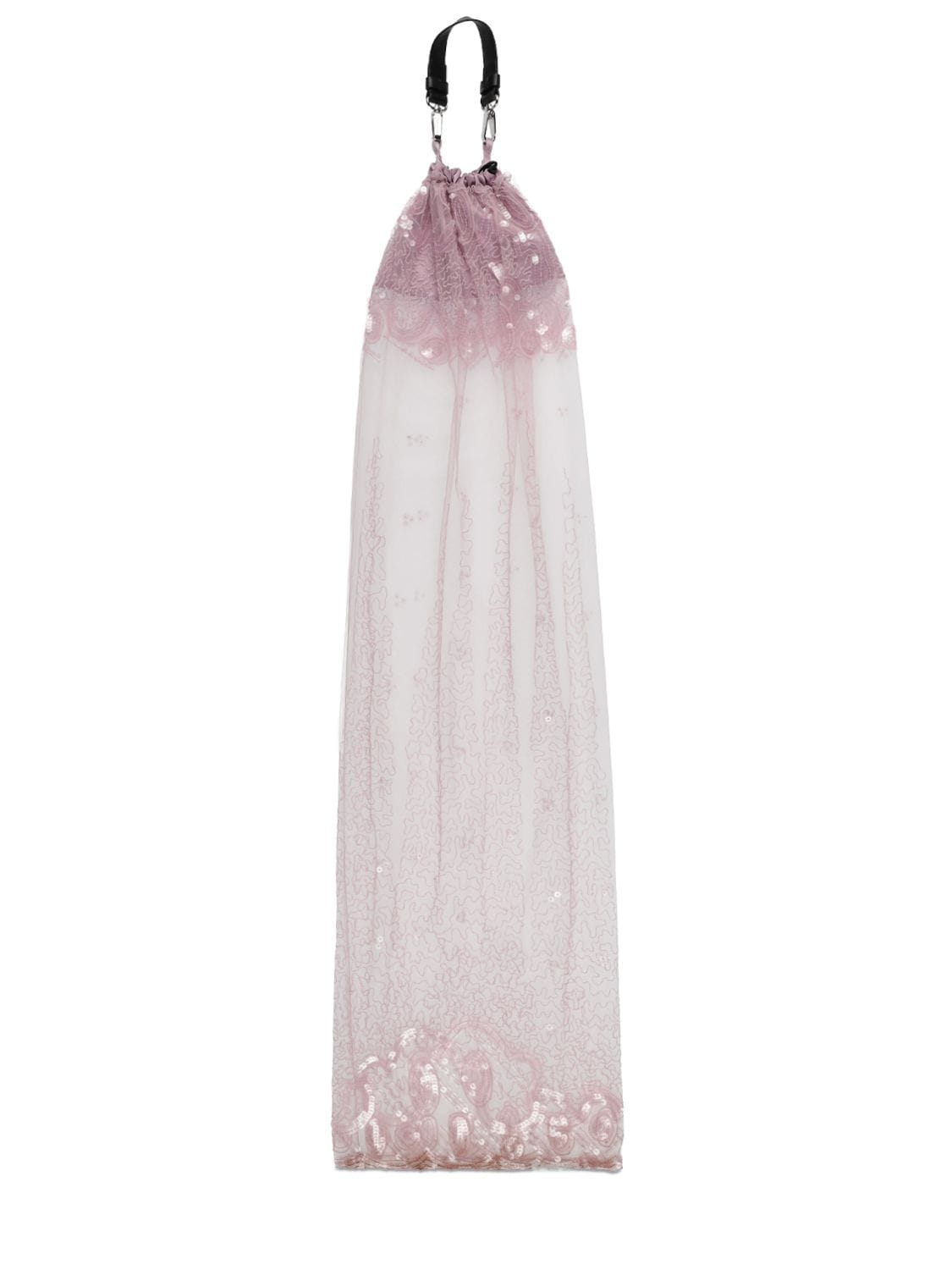 16arlington Agatha Sequined Tulle Bag In Pink