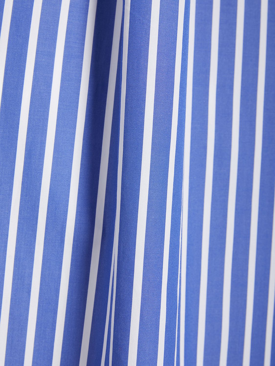 Shop 's Max Mara Rovigo Cotton Poplin Striped Long Shirt In Blue,white