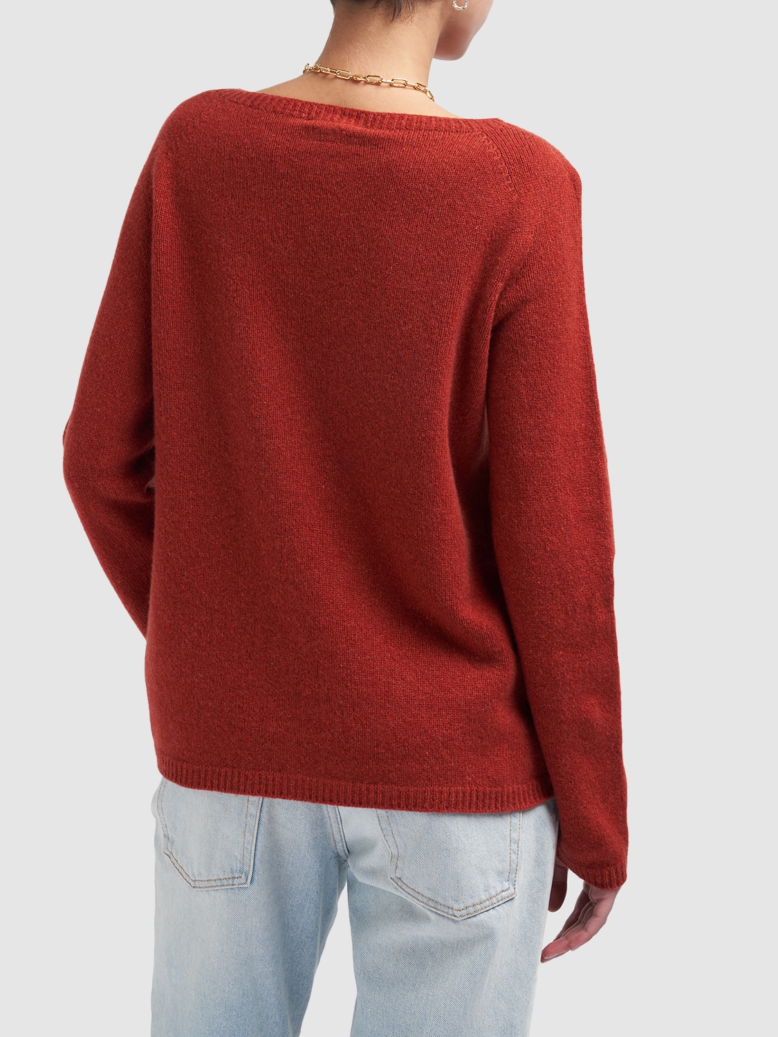 'S MAX MARA GIORI CASHMERE BLEND CREWNECK SWEATER 