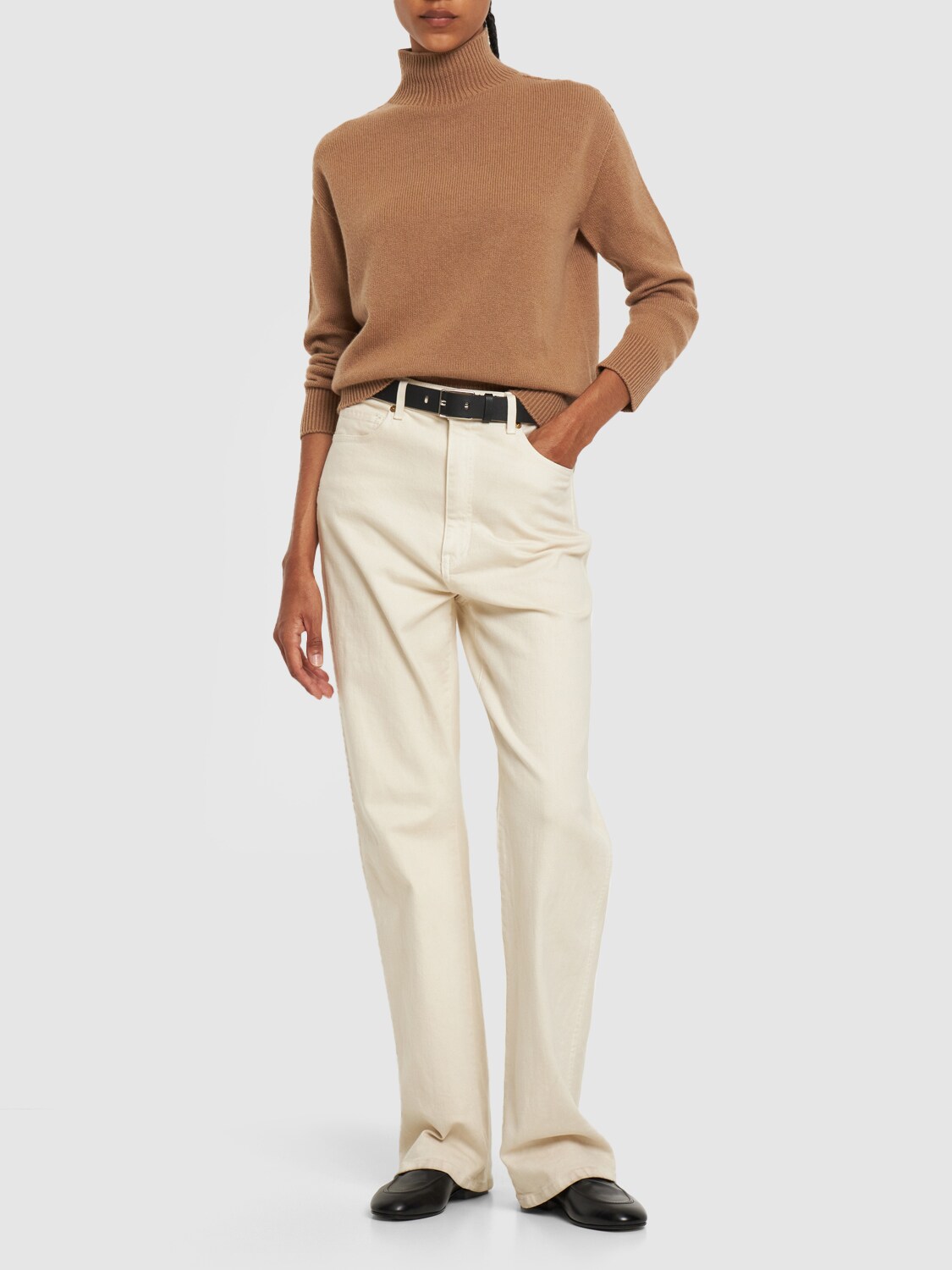 'S MAX MARA TAHITI CASHMERE TURTLENECK SWEATER 