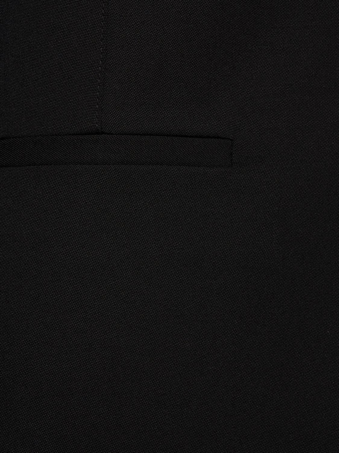 Shop Jacquemus La Veste Galliga Wool Cutout Jacket In Black