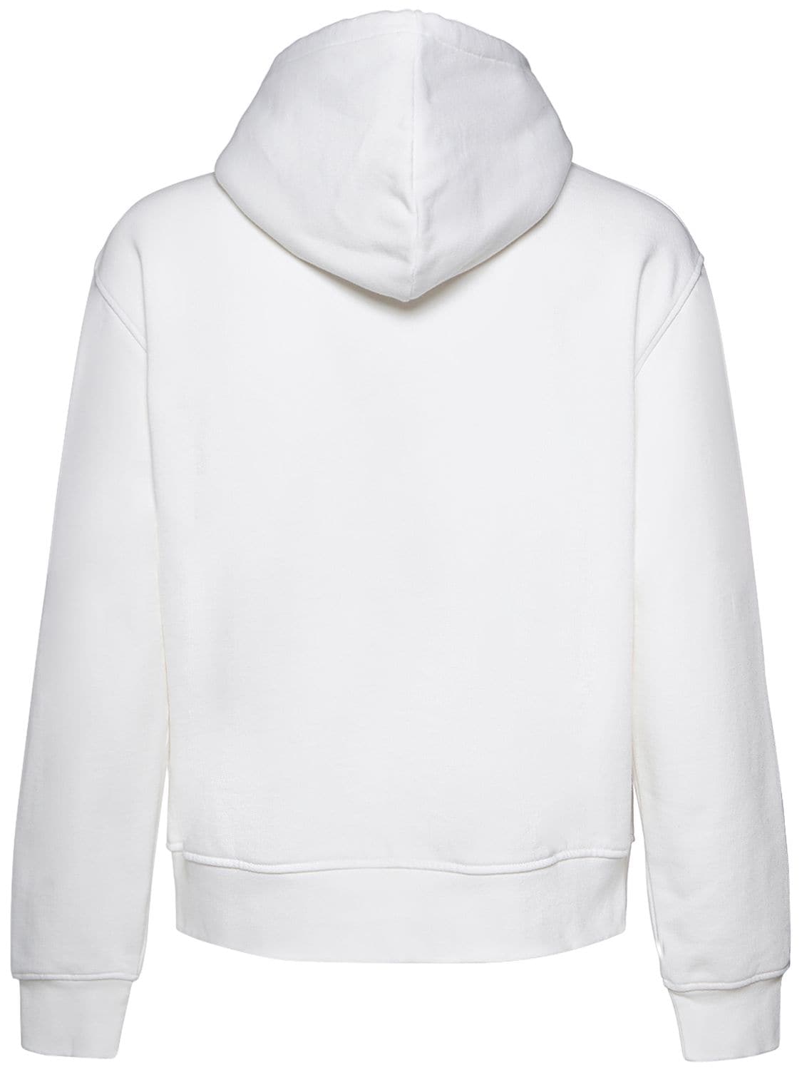 Shop Jacquemus Le Sweatshirt Brodé Cotton Jersey Hoodie In White