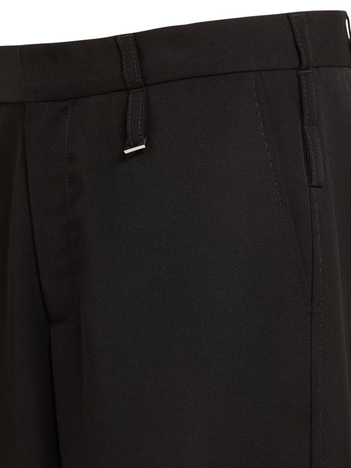 Shop Jacquemus Le Pantalon Piccinni Wool Pants In Black