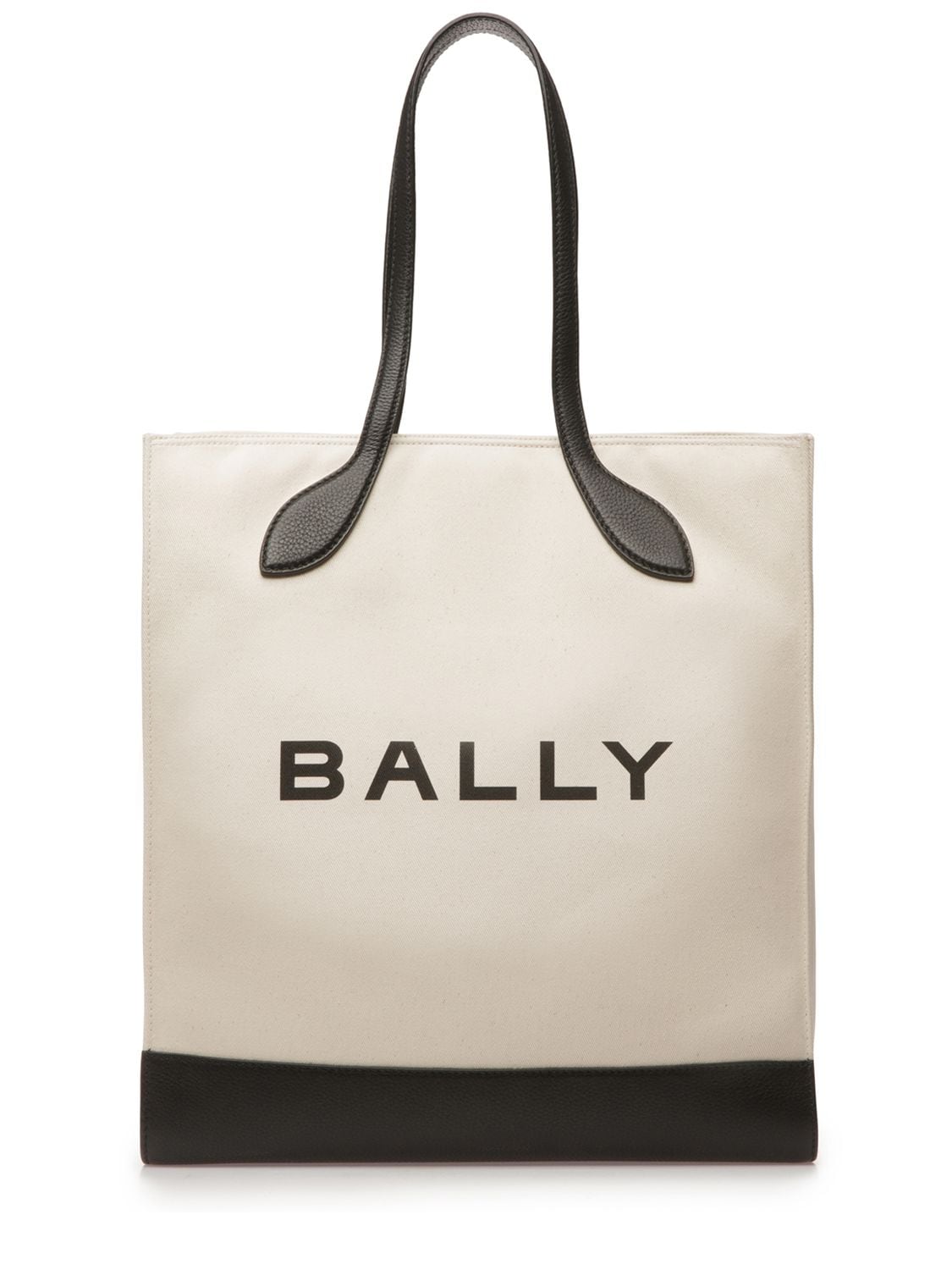 Bally Ns Bar Keep On Organic Cotton Bag In Natural,black