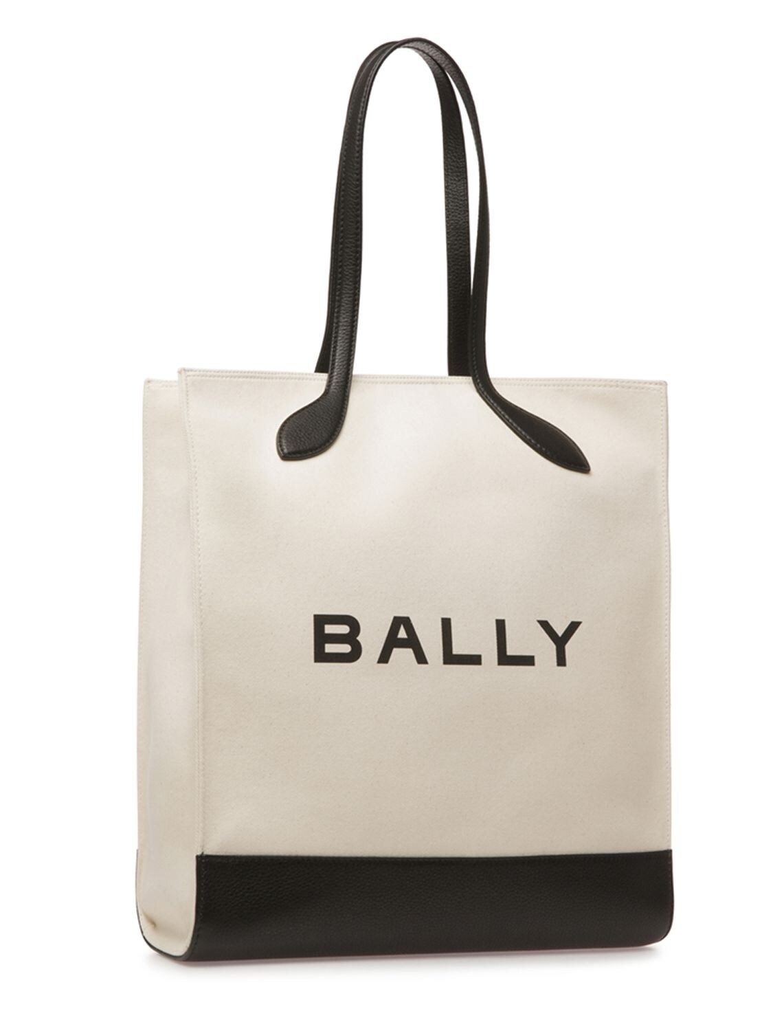 Shop Bally Ns Bar Keep On Organic Cotton Bag In Natural,black