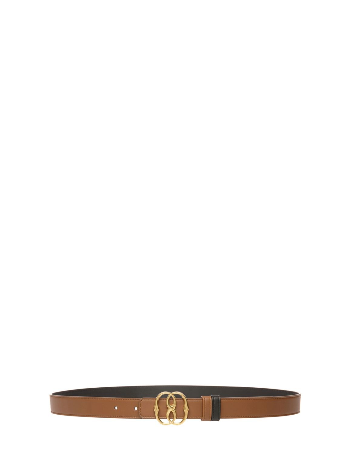 Shop Bally 25mm Reversible Leather Belt In Cuoio,nero