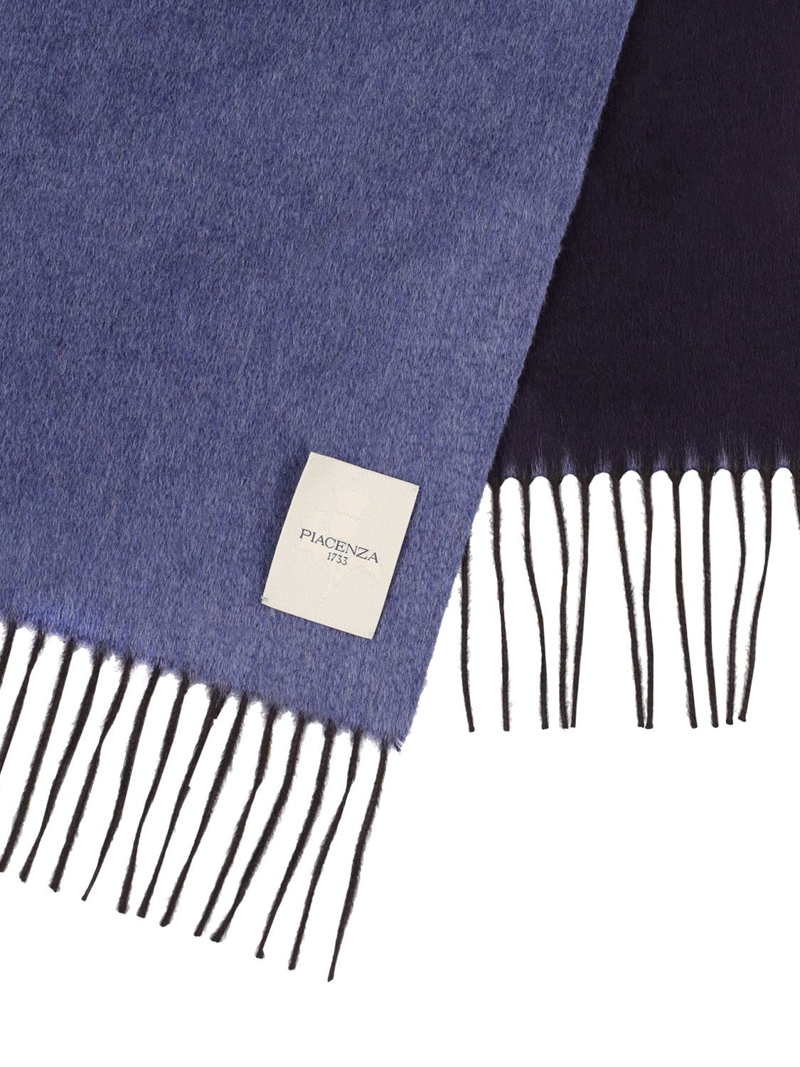 Shop Piacenza Cashmere Mirror Silk & Cashmere Knit Scarf In Blue