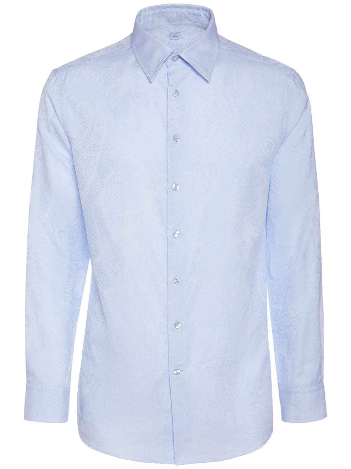Roma Jacquard Cotton Shirt – MEN > CLOTHING > SHIRTS