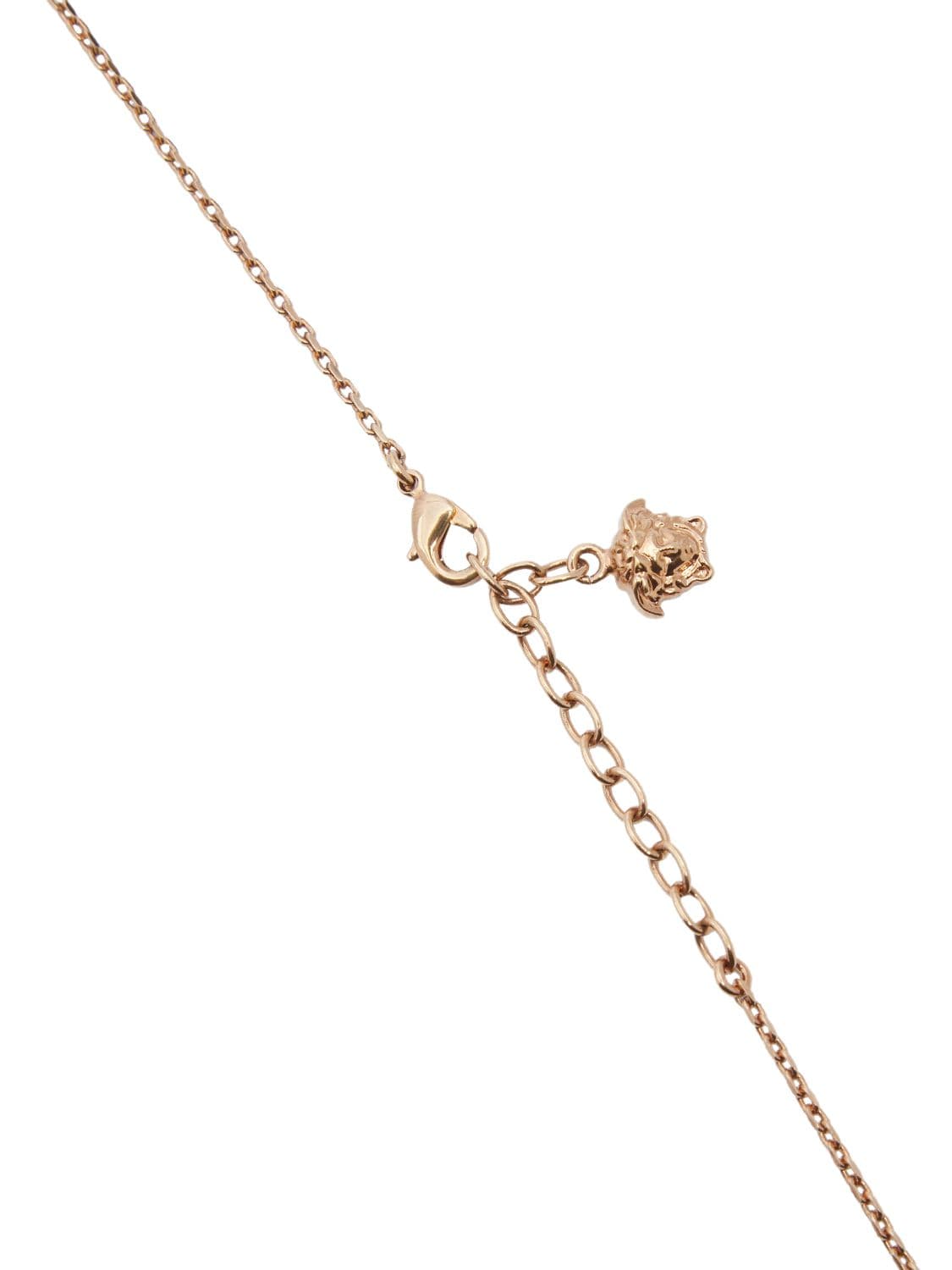 Shop Versace Medusa Tribute Charm Necklace In Gold
