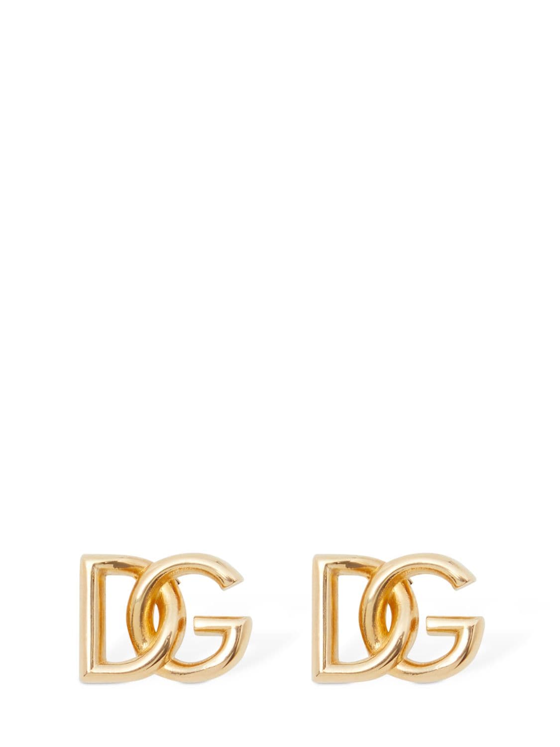 Dolce & Gabbana Dg Stud Earrings In Gold