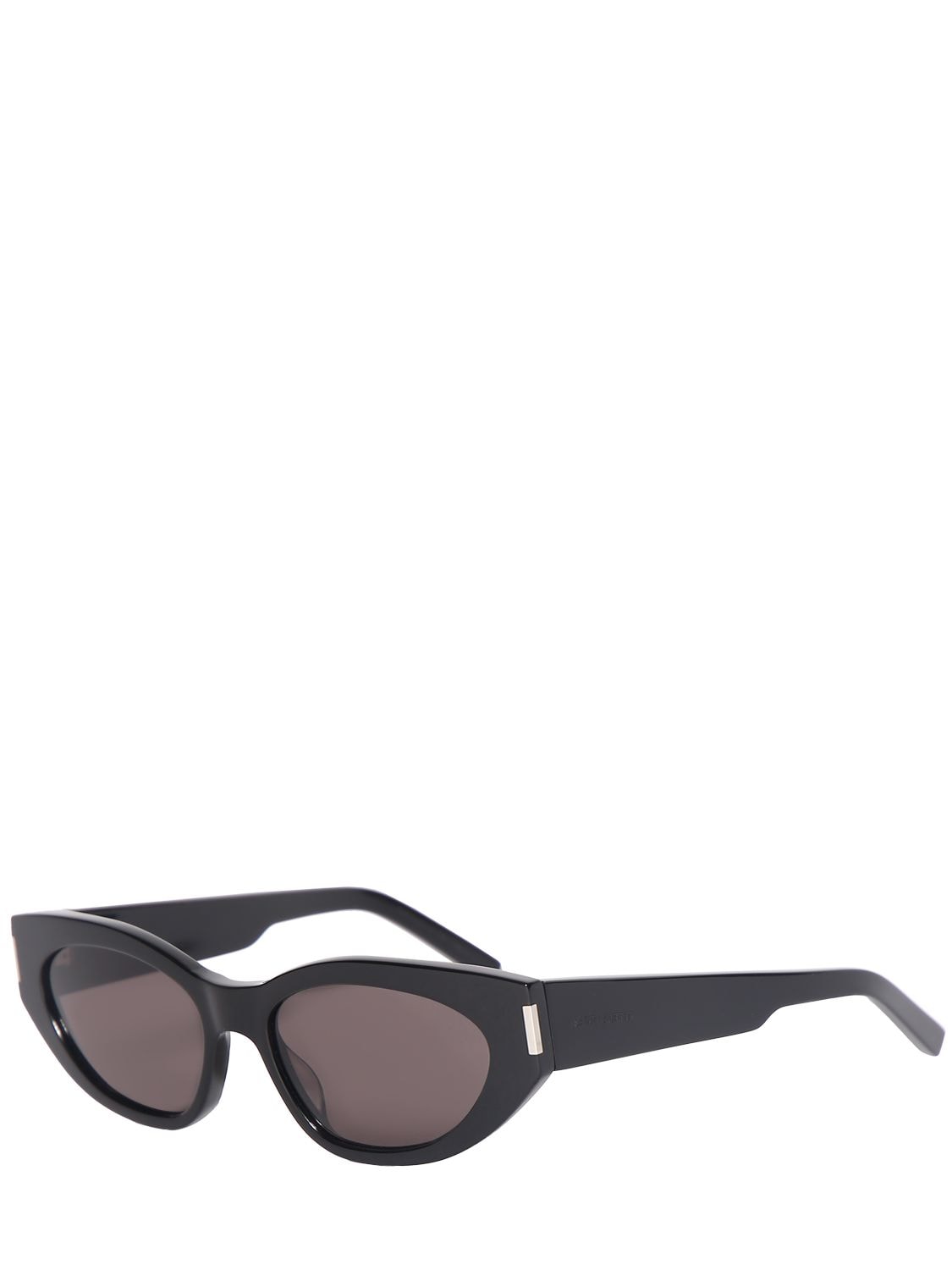 Shop Saint Laurent Sl 634 Nova Recycled Acetate Sunglasses In Black