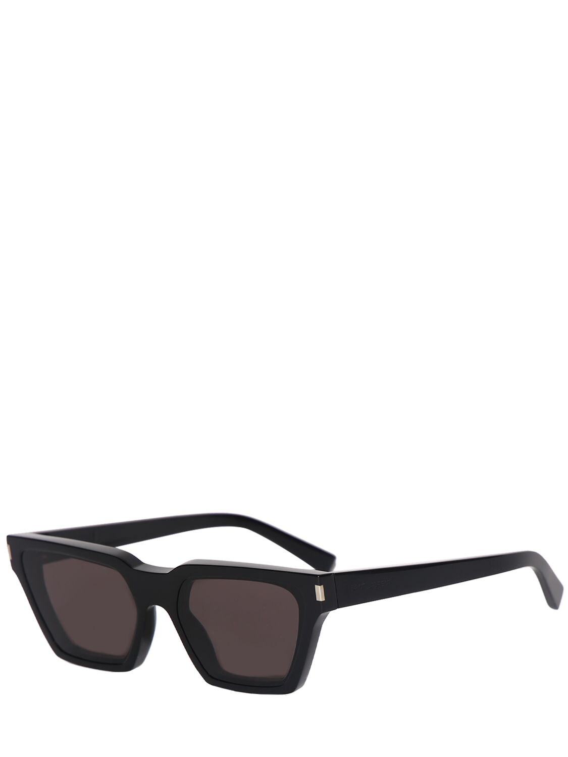 Shop Saint Laurent Sl 633 Calista Acetate Sunglasses In Black