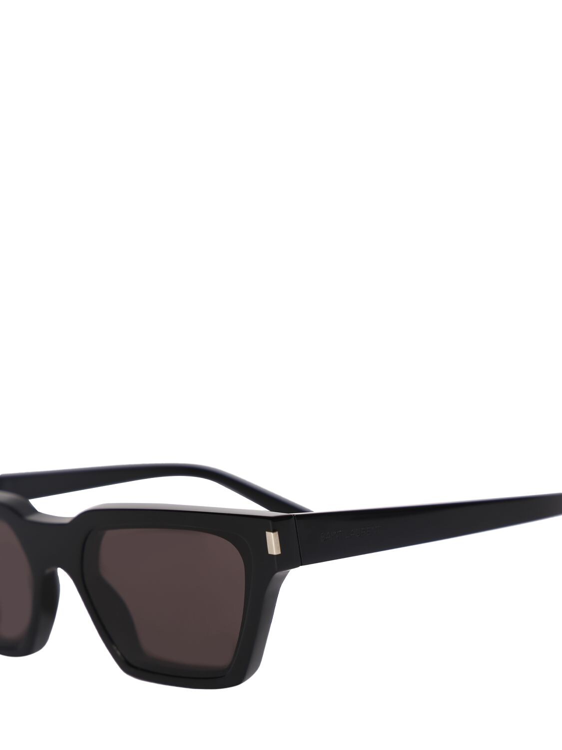 Shop Saint Laurent Sl 633 Calista Acetate Sunglasses In Black