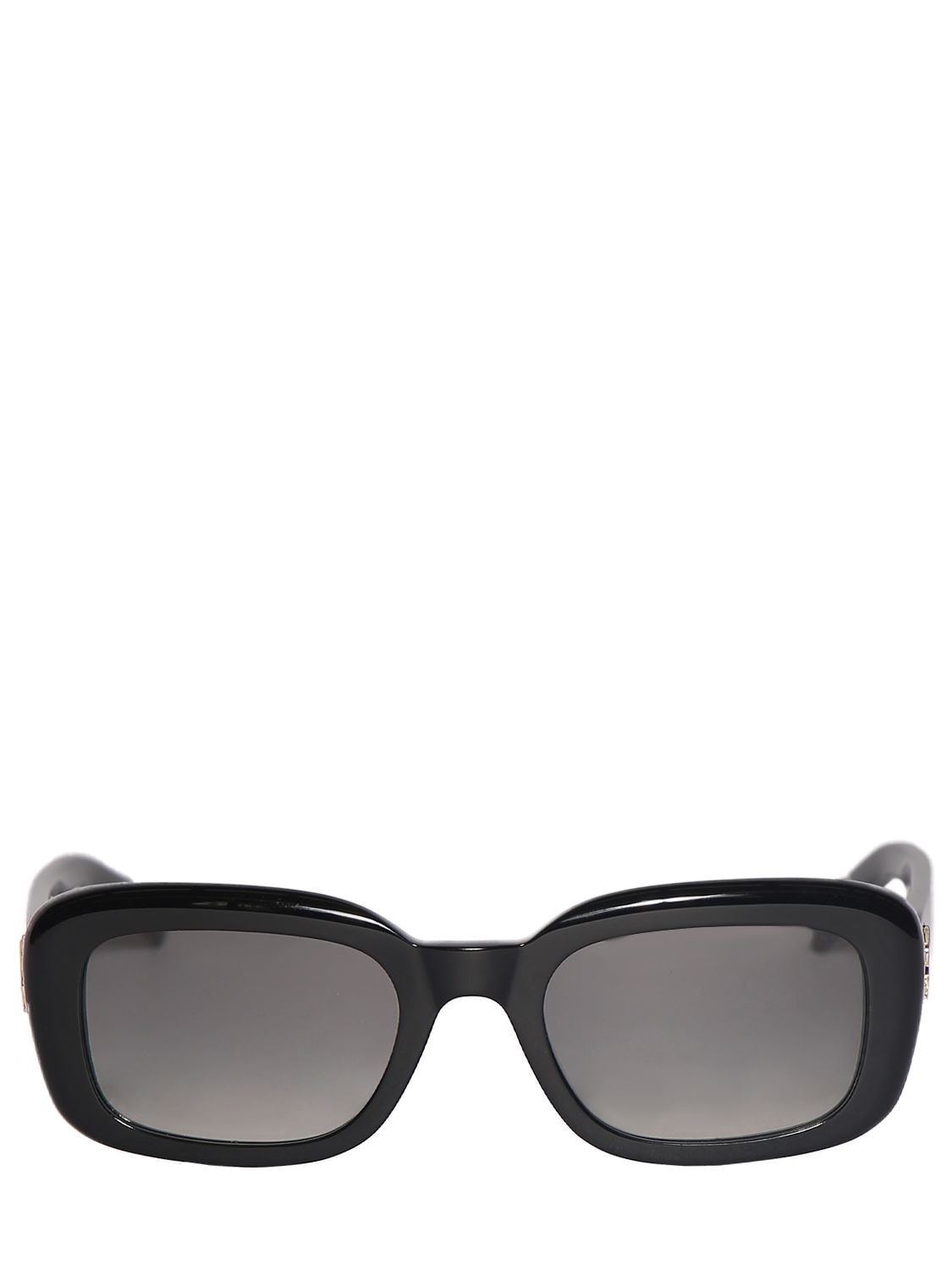 Saint Laurent Sl M130 Recycled Acetate Sunglasses In Black,gold,grey