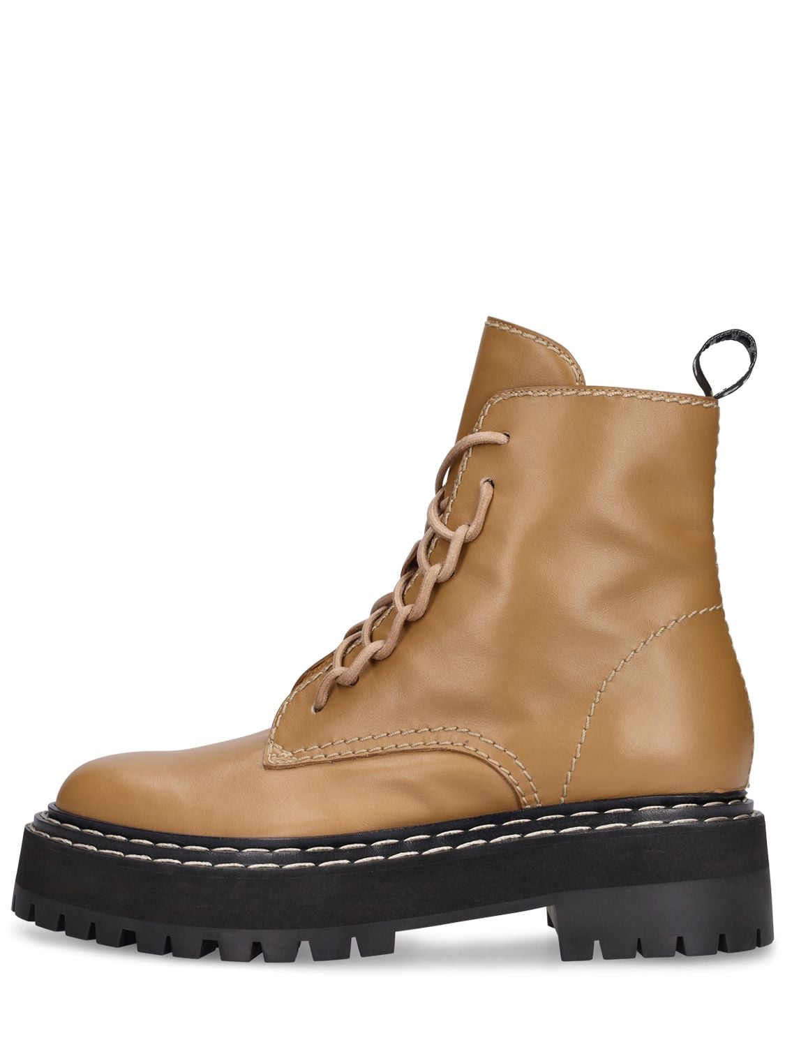 Image of 30mm Lug Sole Leather Combat Boots