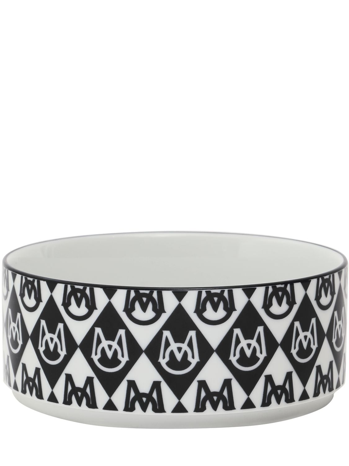 Moncler Genius Moncler X Poldo Monogram Dog Bowl In Black,white