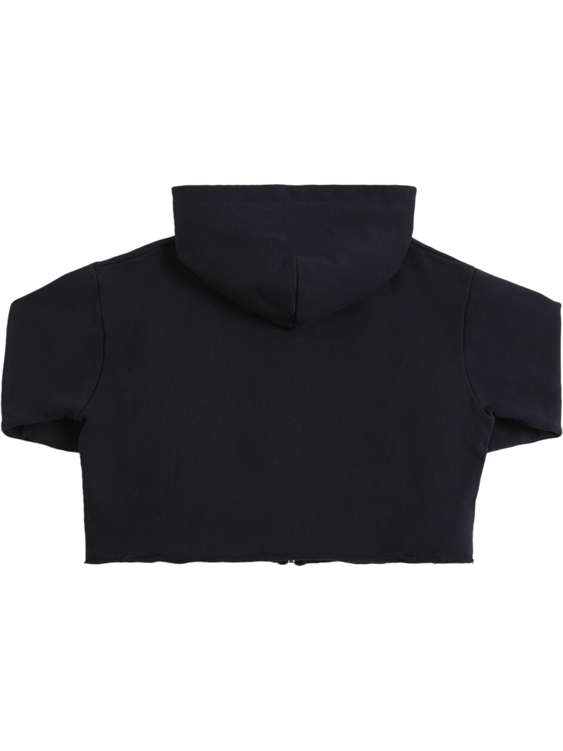 Shop Marni Junior Cotton Zip-up Hoodie W/logo Patch In Navy
