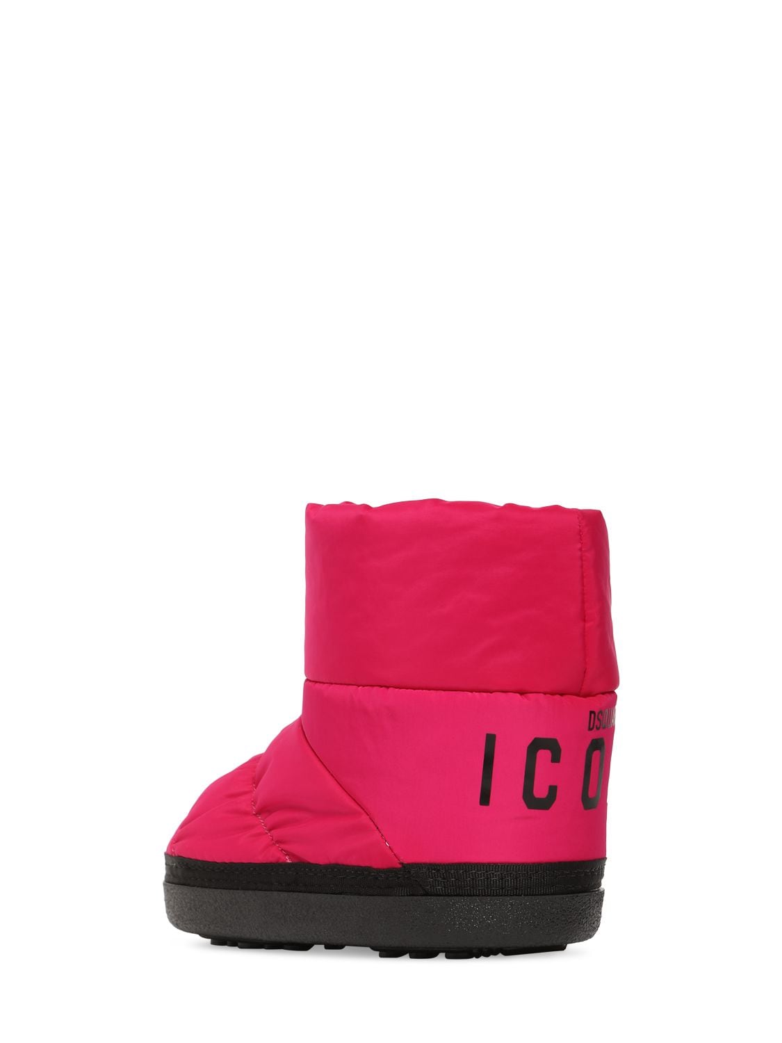 Shop Dsquared2 Nylon Snow Boots In Fuchsia